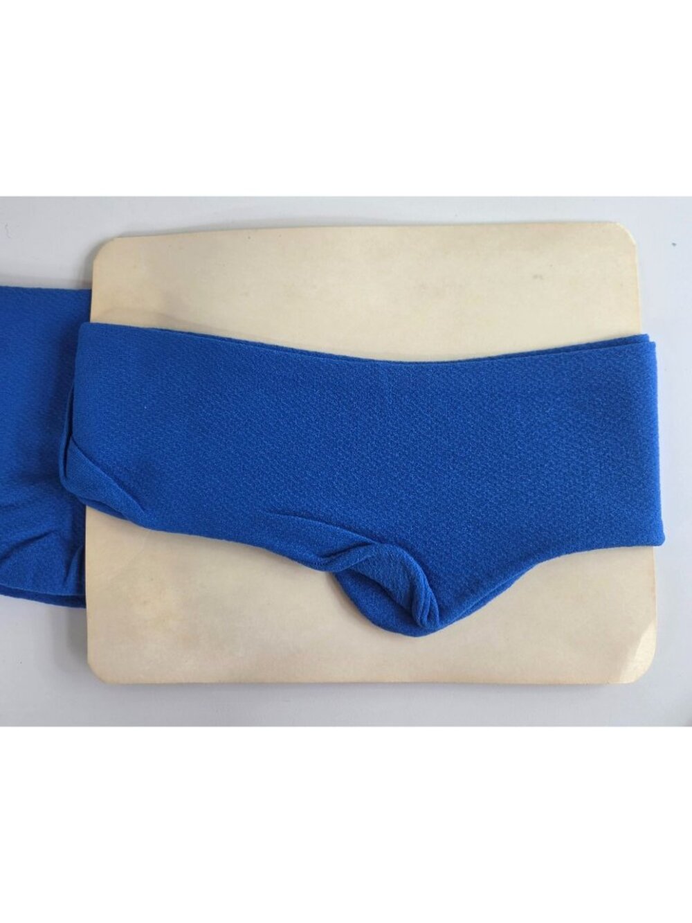 Vtg Girls Full Fashioned Non-Run Tights Blue Size Large Retro Packaging - Picture 8 of 13